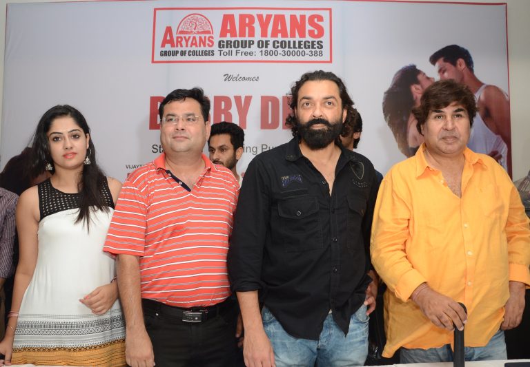 Bollywood Star Bobby Deol visits Aryans Campus