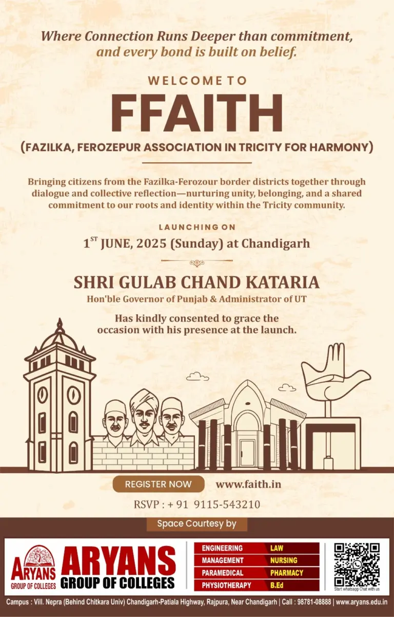 FAITH 2025: Strengthening Roots, Building Harmony in Tricity